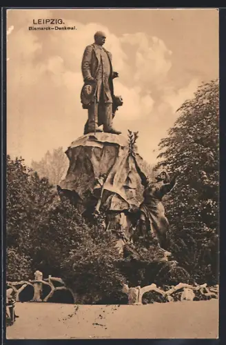 AK Leipzig, Bismarck-Denkmal
