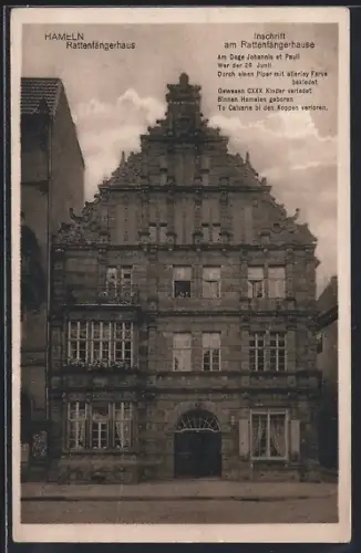 AK Hameln, Rattenfängerhaus