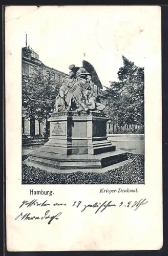 AK Hamburg, Krieger-Denkmal