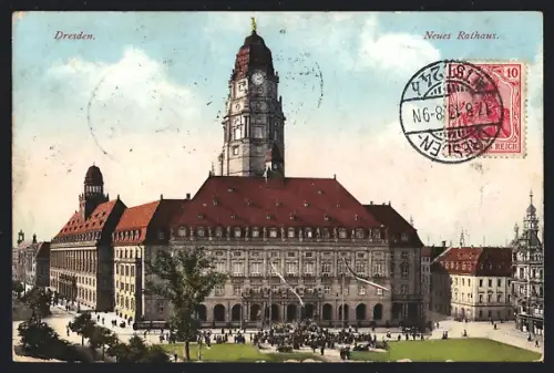 AK Dresden, Neues Rathaus