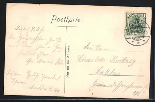 AK Goslar, Totalansicht vom Georgenberg