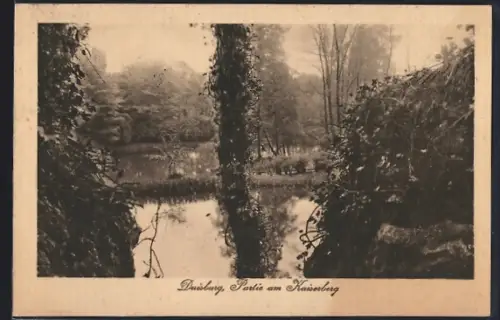 AK Duisburg, Partie am Kaiserberg