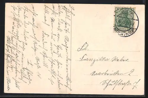 AK Köln, Totalansicht mit Dom und Schiffbrücke