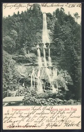 AK Oker /Harz, Romkerwasserfall