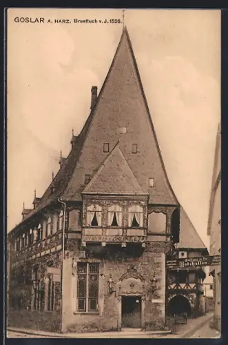 AK Goslar a. Harz, Brusttuch von 1526