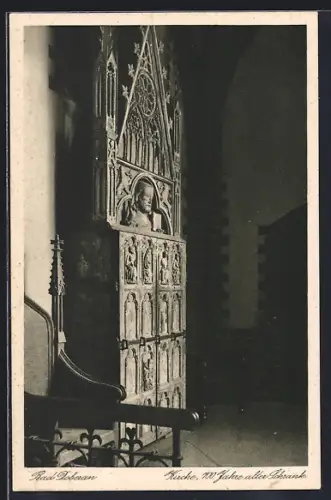AK Bad Doberan, Kirche, 700 Jahre alter Schrank