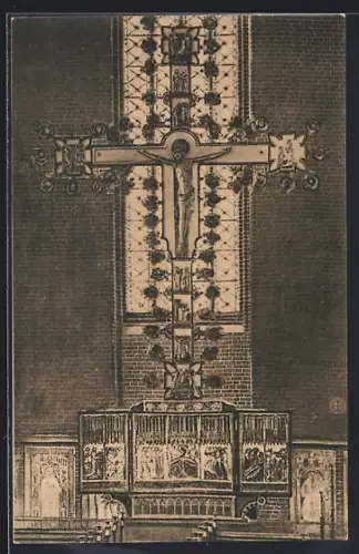 Lithographie Bad Doberan, Grosses Triumphkreuz