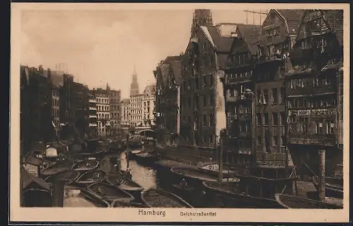 AK Alt-Hamburg, Deichstrassenfleet