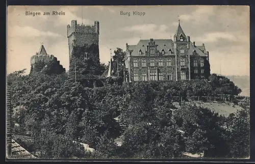 AK Bingen am Rhein, Burg Klopp