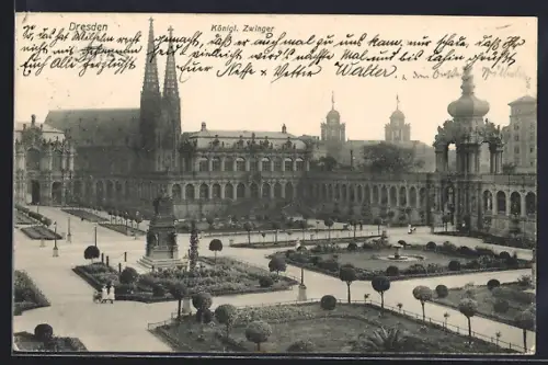 AK Dresden, Königlicher Zwinger