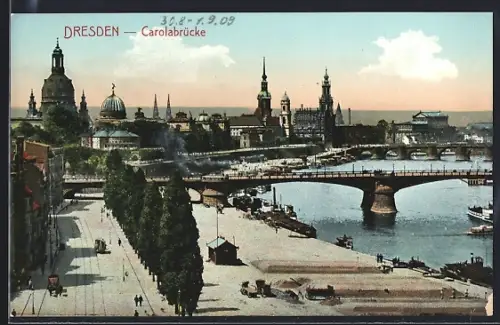 AK Dresden, Carolabrücke