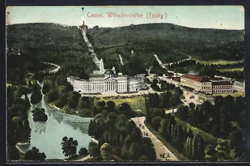 AK Cassel, Wilhelmshöhe, Totalansicht