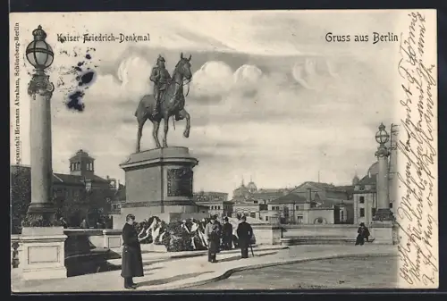 AK Berlin, Kaiser Friedrich-Denkmal, Museumsinsel