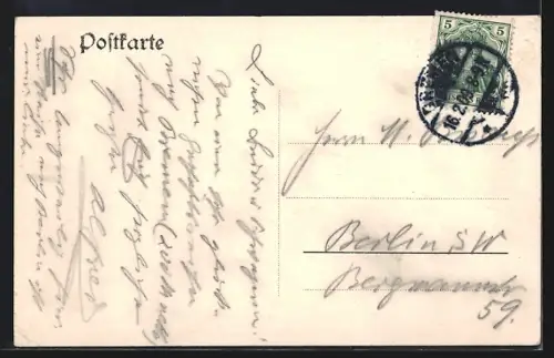 AK Bremen, Kaiser-Wilhelm-Platz, Reiterstandbild, Rathaus