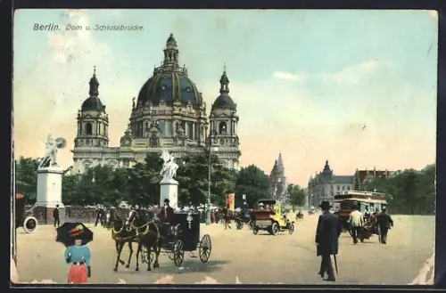 AK Berlin, Dom, Schlossbrücke