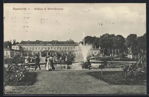 AK Hannover, Schloss in Herrenhausen