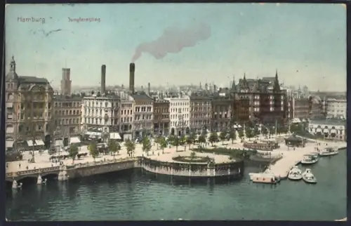 AK Hamburg-Neustadt, Jungfernstieg