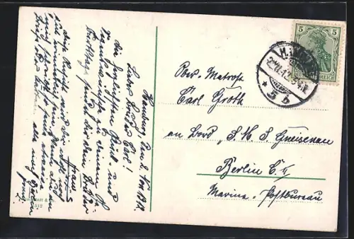 AK Hamburg-Neustadt, Jungfernstieg