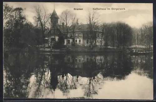 AK Bremen, Kaffeehaus im Bürgerpark