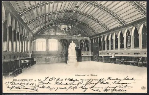 AK Alt-Frankfurt, Kaisersaal im Römer