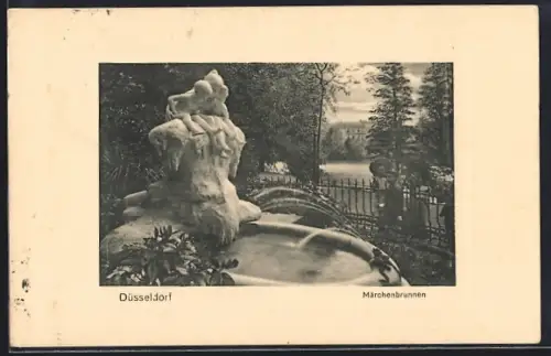 AK Düsseldorf, Märchenbrunnen