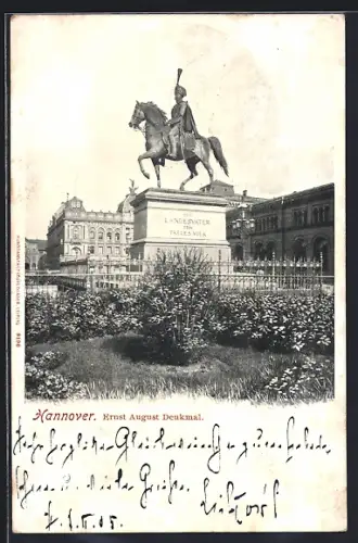 AK Hannover, Ernst August Denkmal
