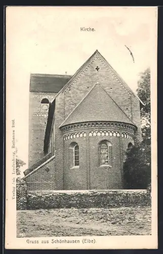AK Schönhausen /Elbe, Kirche