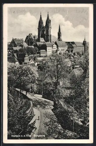 AK Meissen a. d. Elbe, Burgberg