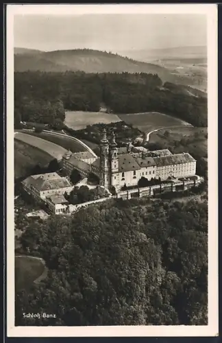 AK Banz / Lichtenfels, Schloss Banz, Fliegeraufnahme