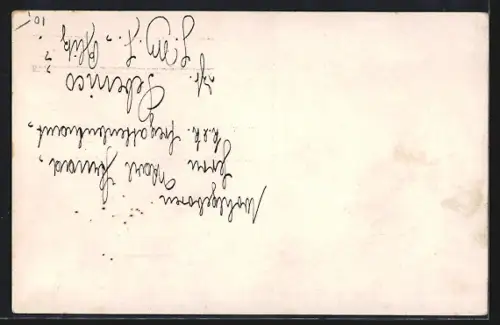 Foto-AK Gruppenfoto von Studenten mit ihrem Wappen