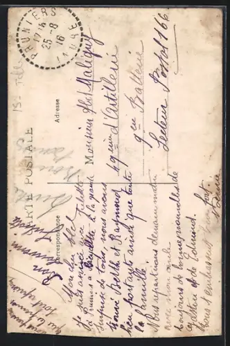 AK Pruniers /Indre, La Poste