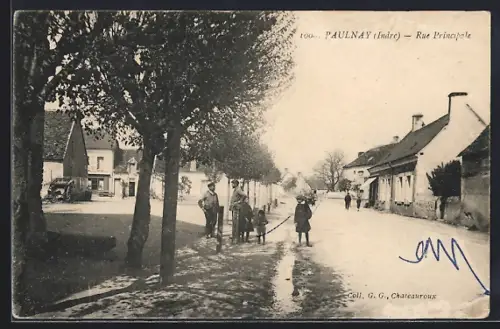 AK Paulnay /Indre, Rue Principale
