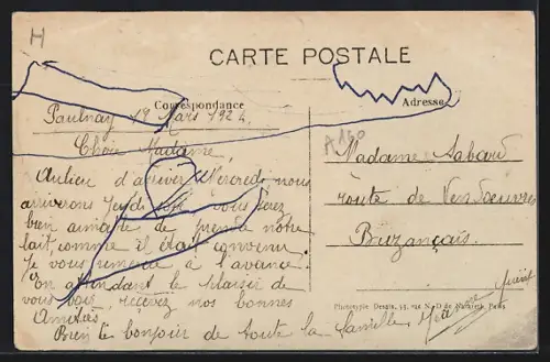 AK Paulnay /Indre, Rue Principale