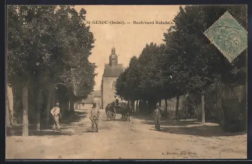 AK St-Genou /Indre, Boulevard Rabelais