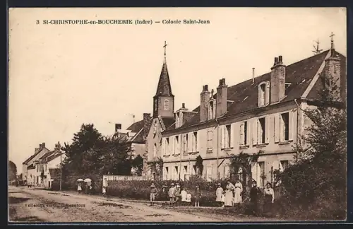AK Saint-Christophe-en-Boucherie, Colonie Saint-Jean