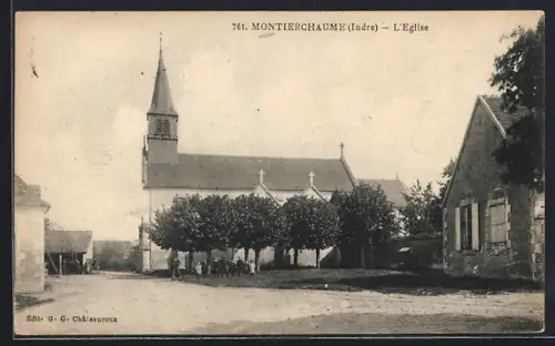 AK Montierchaume /Indre, L`Eglise