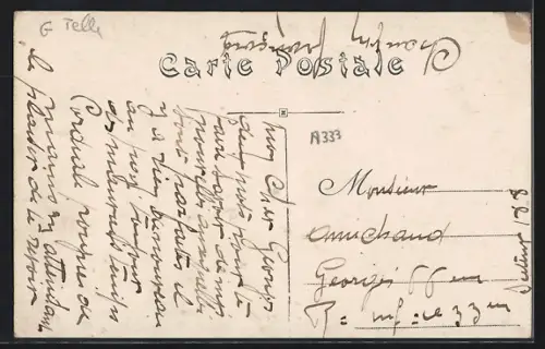 AK Luant /Indre, Lothiers, Route de Chateauroux