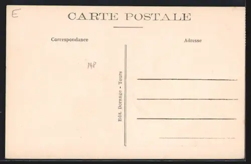 AK Belabre /Indre, Chalais, Rue, Eglise