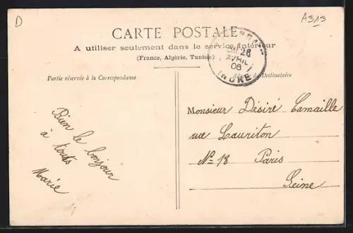 AK Buzancais /Indre, Vue prise des Ponts