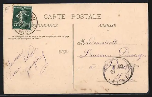 AK Issoudun, Rue de la République, Strassenpartie