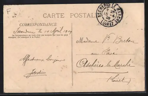 AK Issoudun, Rue de la République, Strassenpartie