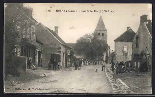 AK Rosnay /Indre, Entrée du Bourg, Côté Sud