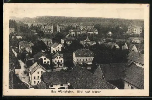 AK Bad Wörishofen, Blick nach Westen