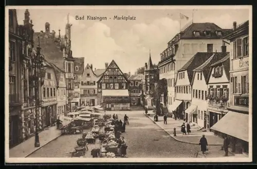 AK Bad Kissingen, Marktplatz