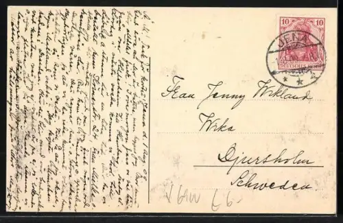 AK Jena, Marktplatz mit Rathaus