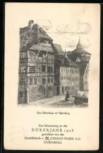 AK Nürnberg, Dürerhaus, Dürerjahr 1928
