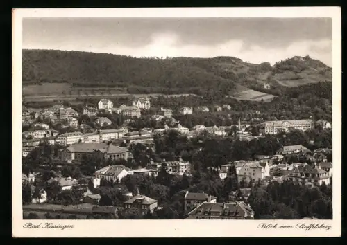 AK Bad Kissingen, Blick vom Staffelsberg