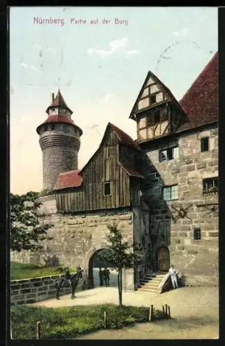 AK Nürnberg, Partie auf der Burg