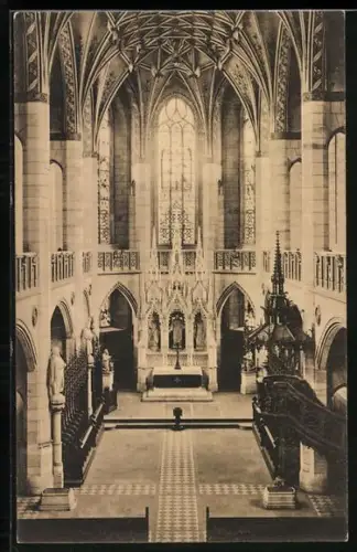 AK Wittenberg / Elbe, Schlosskirche, Melanchthon's und Luther's #Grab