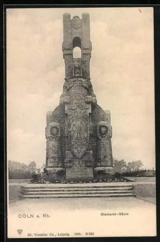 AK Köln-Marienburg, Bismarck-Säule